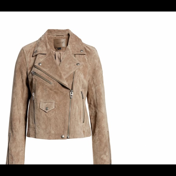 🌺🌺 SUEDE MOTO JACKET 🌺🌺 - Picture 2 of 3